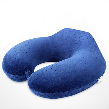 Sleep Bao (SOMERELLE) U type memory foam pillow neck pillow powderblue